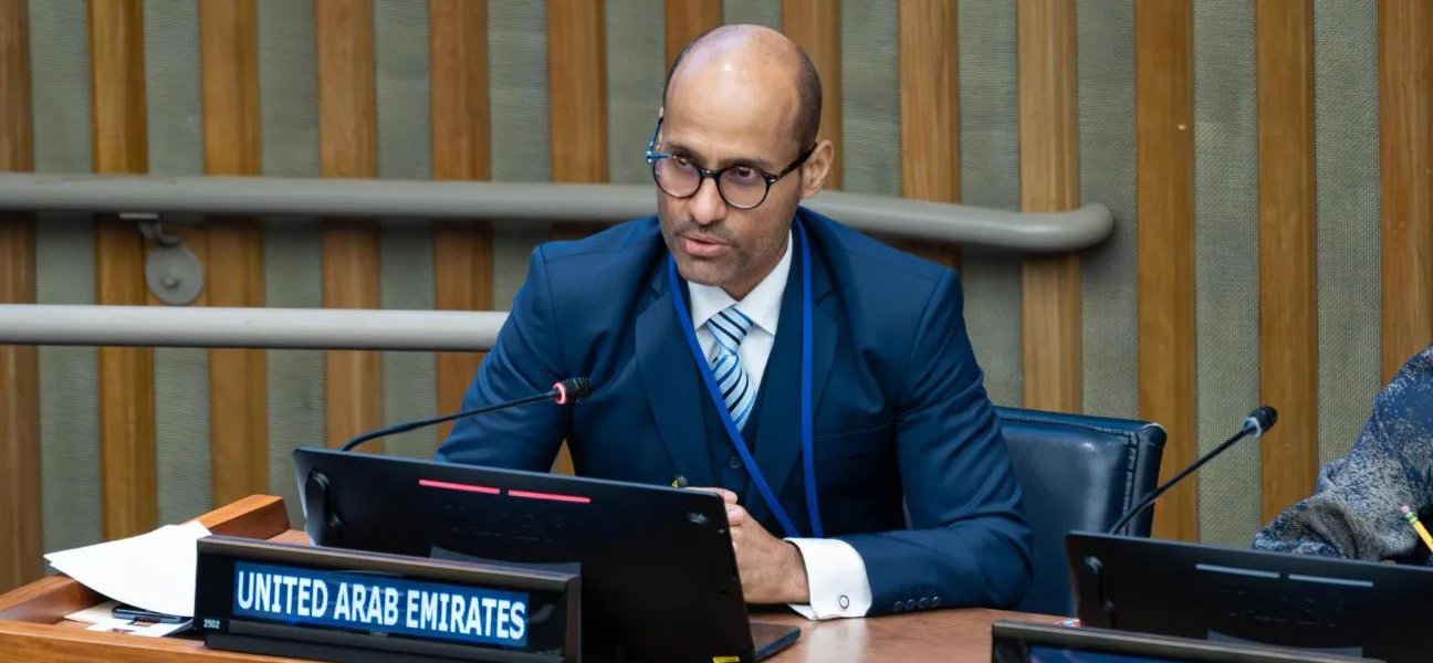 H. E. Dr. Mohamed Al Kuwaiti reviews the UAE's leading cybersecurity experience at the United Nations High-Level Conference on Counter-Terrorism