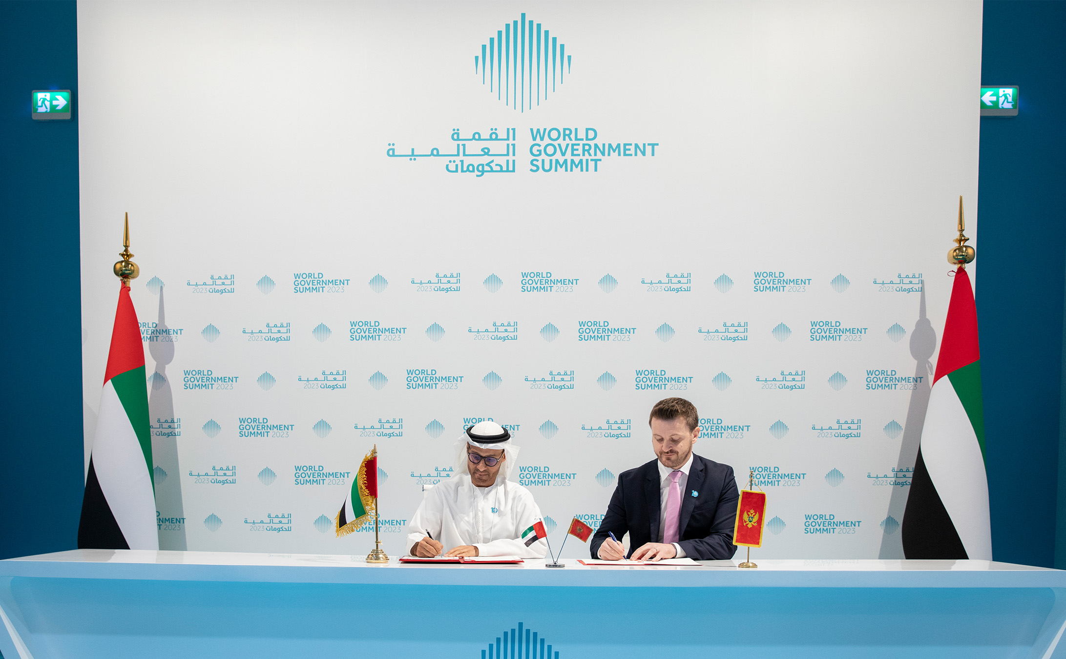 توقيع مذكرة تفاهم للتعاون بين دولة الإمارات وجمهورية مونتينيغرو
